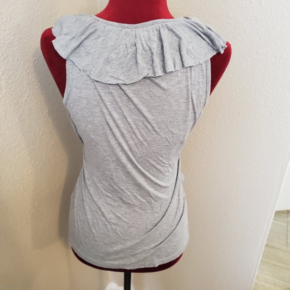 Wrap Gray Summer Top - Picture 4 of 5